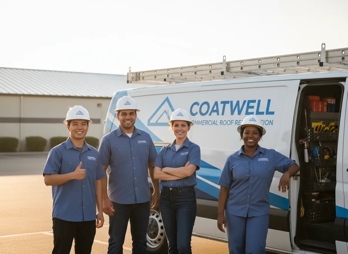 Commercial roof coating company in Pearson, WI